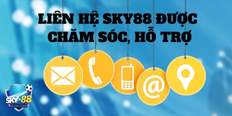 Trang chủ 14 Liên hệ Sky88 để được chăm sóc, hỗ trợ